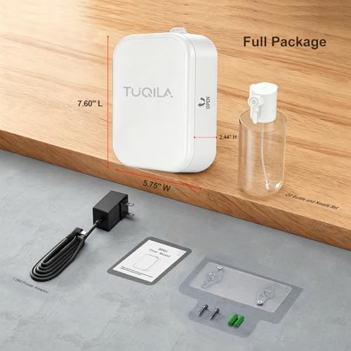 Waterless Essential Oil Diffuser, Plug-in/Batteries 2000Sq Ft -White - Image 6