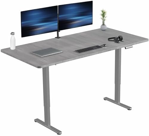 VIVO Dark Gray 71 x 36 in Standing Desk, DESK-KIT-E2G7G-36 by VIVO