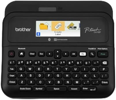 Brother P-touch PT- D610BT Business Professional Connected Label Maker | Connect and Create via Bluetooth® on TZe Label Tapes up to ~1 inch (Renewed Premium) by Unknown
