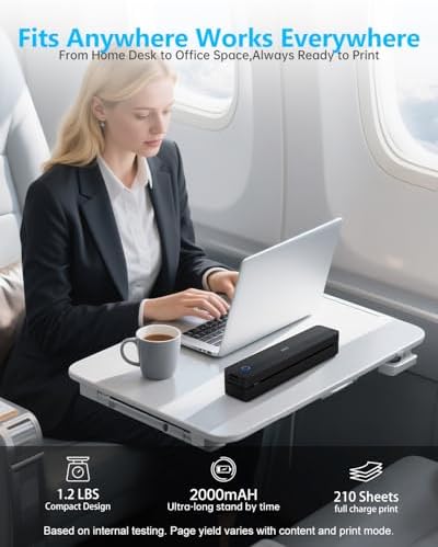 PRT Inkless Portable Printer for Travel, Wireless Thermal Printer, MT610 - Image 6
