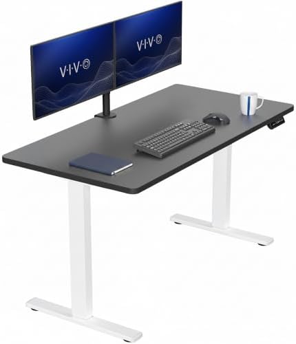 VIVO Black 55 x 28 in Standing Desk, DESK-KIT-1W55B by VIVO