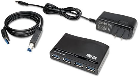 Tripp Lite 4-Port USB-A 3.0 SuperSpeed Hub, 5 Gbps Transfer Speed USB Type-A (U360-004-R) - Image 3