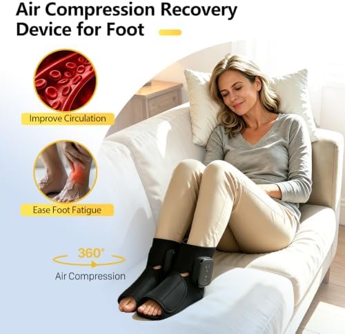 Comfytemp Air Compression Recovery Device for Foot and Ankle, Fit Size 6-10 - Image 3