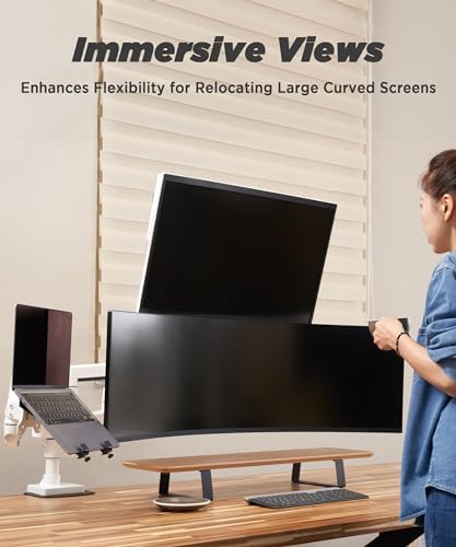 ULTRARM Heavy Duty Monitor Arm for Ultrawide Curved Monitors Modular Design - Image 5