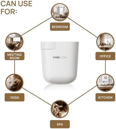 VINEVIDA Prime Plug-in Aroma Diffuser for Home & Office | Waterless Diffuser - Cold Air Diffuser for Essential Oils (2 Hotel Scents Included) - Image 6