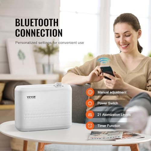 VEVOR Upgrade HVAC Scent Diffuser for Whole House, 850ml Bluetooth Smart Essential Oil Diffuser with Cold Air Tech, Waterless Scent Air Diffuser, Cover Up to 4500 Sq.Ft for Large Room, Hotel, Office - Image 4