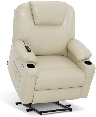 MCombo Power Lift Recliner Chair for Elderly, Heat and Massage R7045 by MCombo