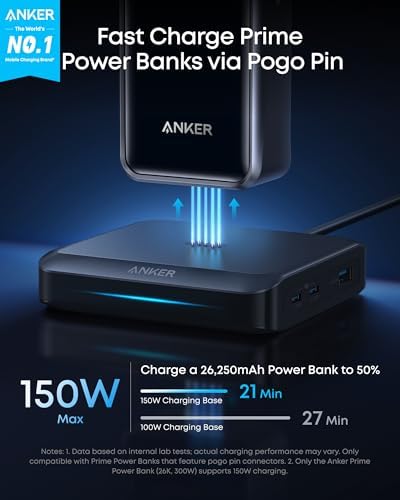 Anker Charging Base for Prime Power Banks with Pogo Pin, 150W Max - Image 2