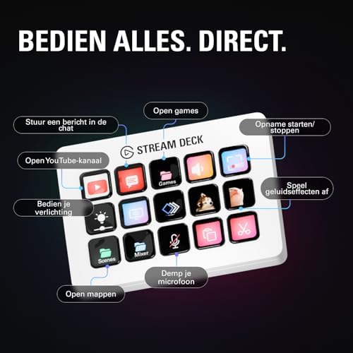 Elgato Stream Deck MK.2 White Studio Controller, 15 Keys - Image 6
