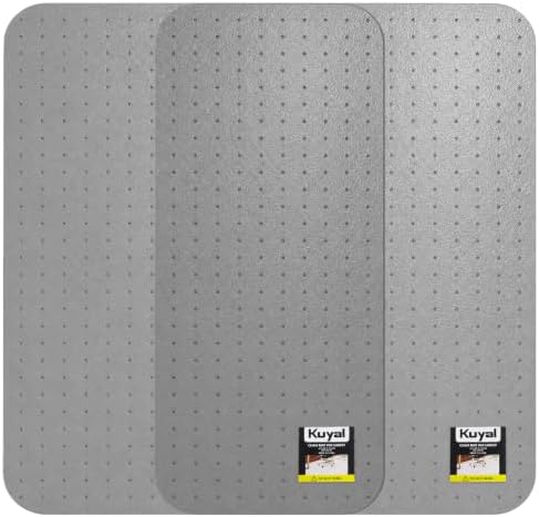 Kuyal Office Chair Mat for Carpet, Set of 2, Heavy Duty Computer Chair Mat by Kuyal