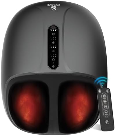 COMFIER Large Shiatsu Foot Massager with Heat, Size 15, FSA Eligible HSA by COMFIER