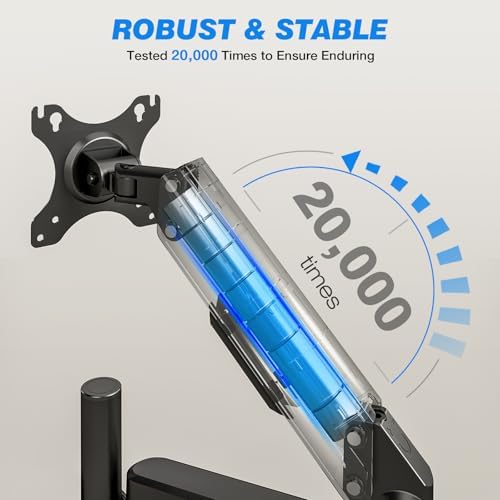 Single Monitor Arm Desk Mount for 17-34" Screens, VESA Stand Holds 22 lbs - Image 5
