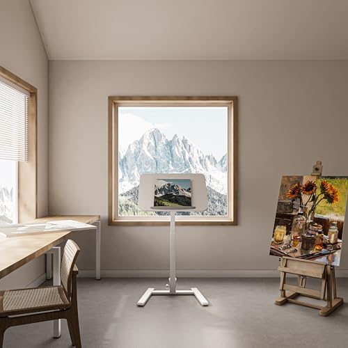 alawooder 25" Mobile Folding Desk: Pneumatic Sit-Stand, No Assembly - Image 2