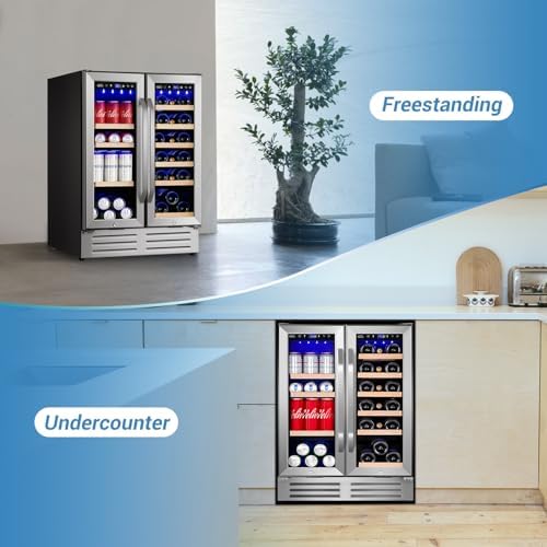 Velivi 24''Beverage Refrigerator Undercounter Wine and Beverage Fridge - Image 7