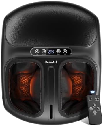 Shiatsu Foot Massager with Heat and Air Compression for Plantar Fasciitis by Unknown