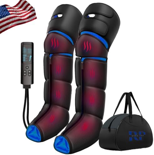 Leg Massager with Heat for Feet, Calves & Thighs, Air Compression by RENUPRO