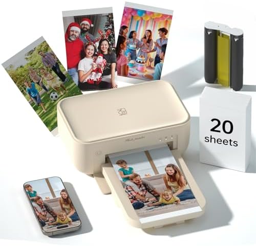 HPRT 4x6 Photo Printer for iPhone & Android, Studio-Quality Instant Picture Printer, 60s Fast Printing by HPRT