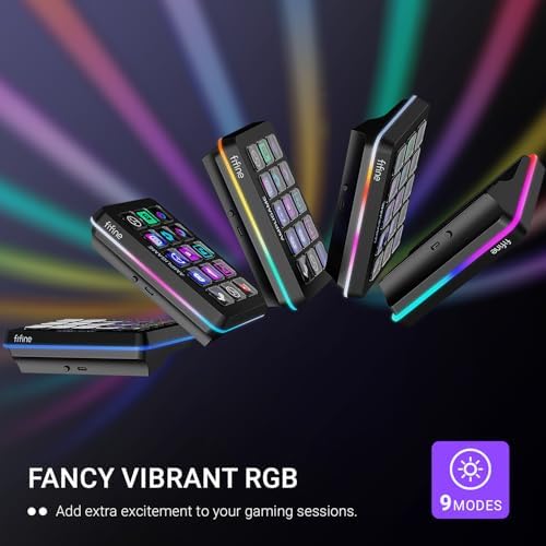fifine D6 RGB Macro-Keyboard with 15 Programable Buttons for Multi-Tasking - Image 4