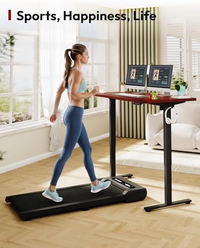 SANODESK One-Piece 1'' Thick Height Adjustable Standing Desk 55''x28'' - Image 4