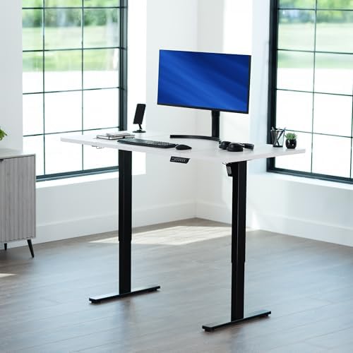 VIVO White 60 x 30 in Standing Desk, DESK-KIT-1B6W-30 - Image 2