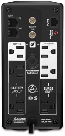 APC Back-UPS Pro 700VA UPS Battery Backup & Surge Protector (BR700G), Pack of 2 - Image 4