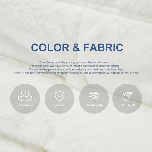 Hobestluk Big Bean Bag Chairs for Adults Fireside BeanBag Couch Togo Sofa - Image 5