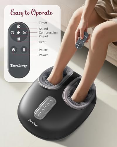 Shiatsu Foot Massager with Heat, Deep Kneading Compression - Image 5