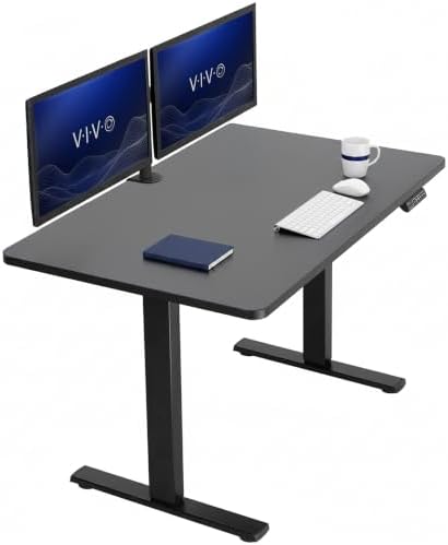 VIVO Black 48 x 30 in Standing Desk, DESK-KIT-1B5B by VIVO