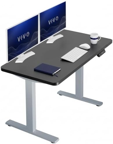 VIVO Black 43 x 24 in Standing Desk, DESK-KIT-1G4B by VIVO