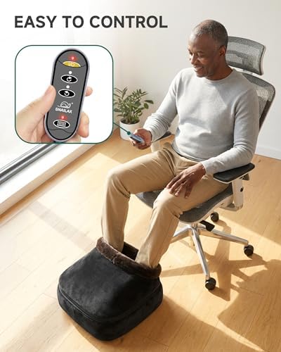 Snailax Shiatsu Foot Massager with Heat, Foot Warmer with Removable Cover - Image 5