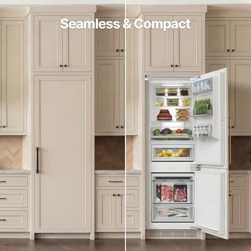 Ca'Lefort 22-Inch Panel Ready Refrigerator with Bottom Freezer, 9.7 cu.ft - Image 2