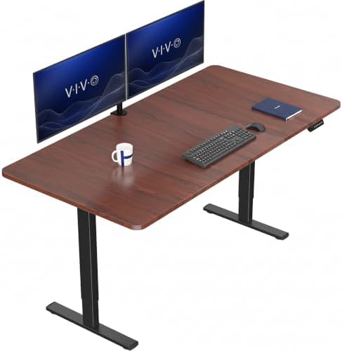 VIVO Dark Walnut 71 x 36 in Standing Desk, DESK-KIT-1B7D-36 by VIVO