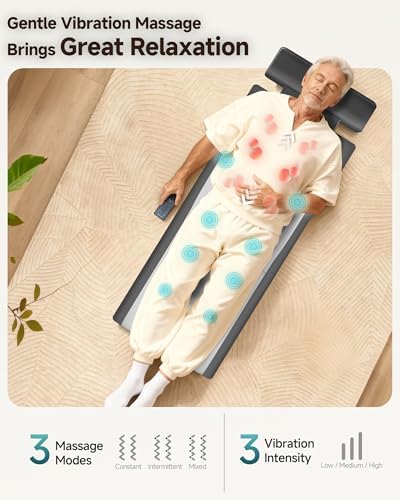 Snailax Full Body Massage Mat with Heat, Vibrating & Heating Massage Pad for Sofa, Recliner, Bed, Deep Kneading Shiatsu Back Massage for Chair for Back Comfort & Relaxation, Ideal Gifts for Men Women - Image 6