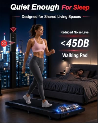 Walking Pad Treadmill with 8% Incline, Under Desk Treadmill - Image 5