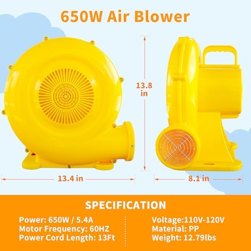 WELLFUNTIME Multi‑Purpose Portable Electric Air Blower (0.87HP 650W) - Image 6