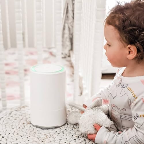 Frida Baby 3-in-1 Baby Air Purifier for Allergy Relief, Sound Machine for Sleeping + Nightlight, HEPA Filter Purifier-for Bedroom with 3 Fan Speeds, Easy-Change Filter, Auto-Off Timer (Pack of 4) - Image 4