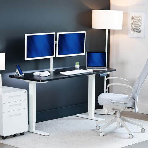 VIVO Black 60 x 24 in Standing Desk, DESK-KIT-2W6B - Image 2
