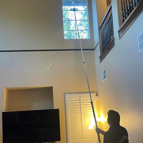 20 Foot High Ceiling Fan, Cobweb Duster with 5-12ft Extension Pole - Image 6