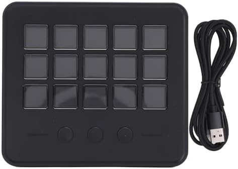 Bewinner LCD Custom Keyboard for Stream Control Deck with 15 Customizable Keys, Studio Controller Gaming Workflow Macro Keypad for OBS PC - Image 6