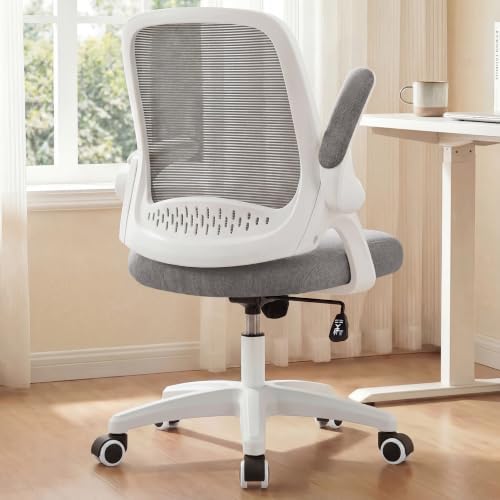 NEO CHAIR Office Desk Chair, Ergonomic Mesh with Flip-Up Armrests, Grey by NEOCHAIR