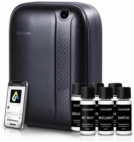 Waterless Oil Diffuser for Home Includes 6 Hotel Oils Covers 2000 Sq Ft by BringHotelLuxuryHome