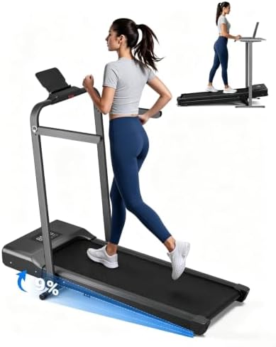 MJWW 6% Incline Walking Pad, Smart AI Under Desk Treadmill for Home by MJWW