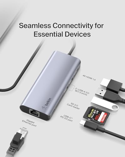 Belkin USB-C Hub 6 in 1 Multiport Adapter - Image 6