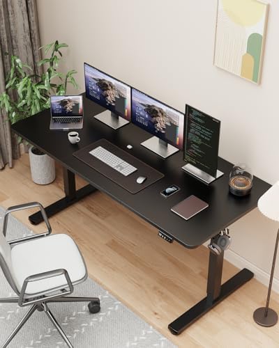 55" Large Electric Standing Desk Adjustable Height for Home Office - Image 2