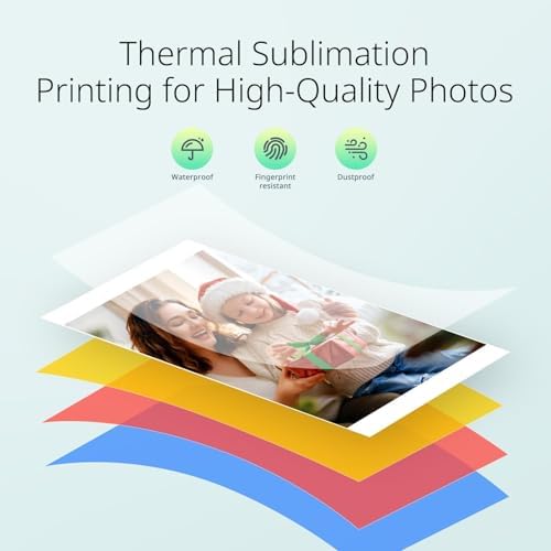 YOTON Photo Printer, Picture Printer with 54 Sheets (4"x6") & 1 Ink Ribbon - Image 5