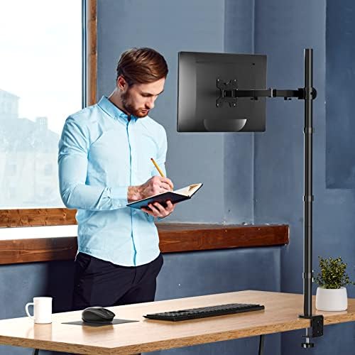 WALI Tall Monitor Arm Mount for Desk for 13-38 inch Screens, up to 22lbs - Image 3