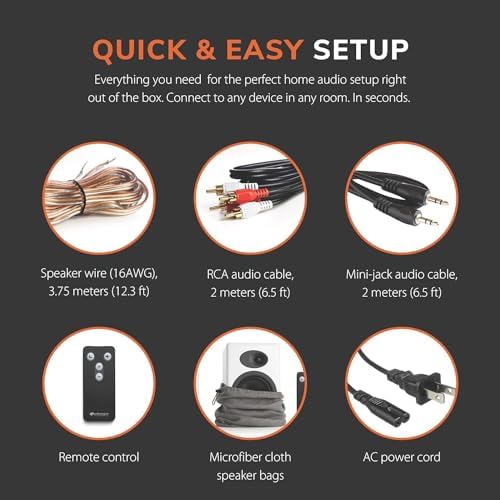 Audioengine A5 Plus Wireless Bookshelf Speakers, Bluetooth, Hi Res Audio - Image 6