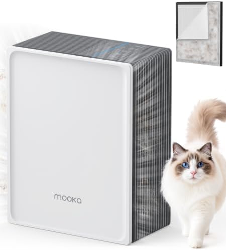 MOOKA Air Purifier for Home Pets Large Room 1300 Ft², Washable Pre-Filter by MOOKA