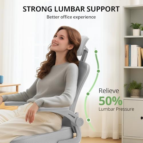 Synorla Office Chair|330LBS Capacity Ergonomic Desk Chair - Image 3