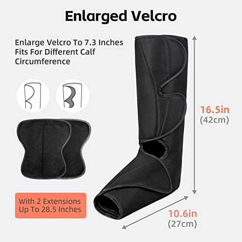 SHINE WELL Air Compression Leg Massager with Heat for Circulation FSA-HSA - Image 6